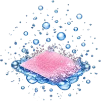 A FUSE oral strip dissolving on the tongue