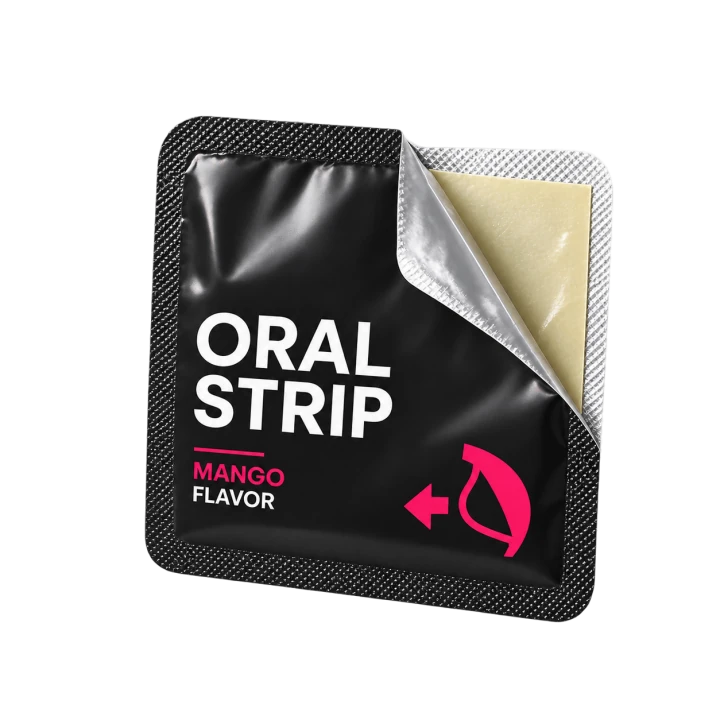 Shine sachet being peeled open