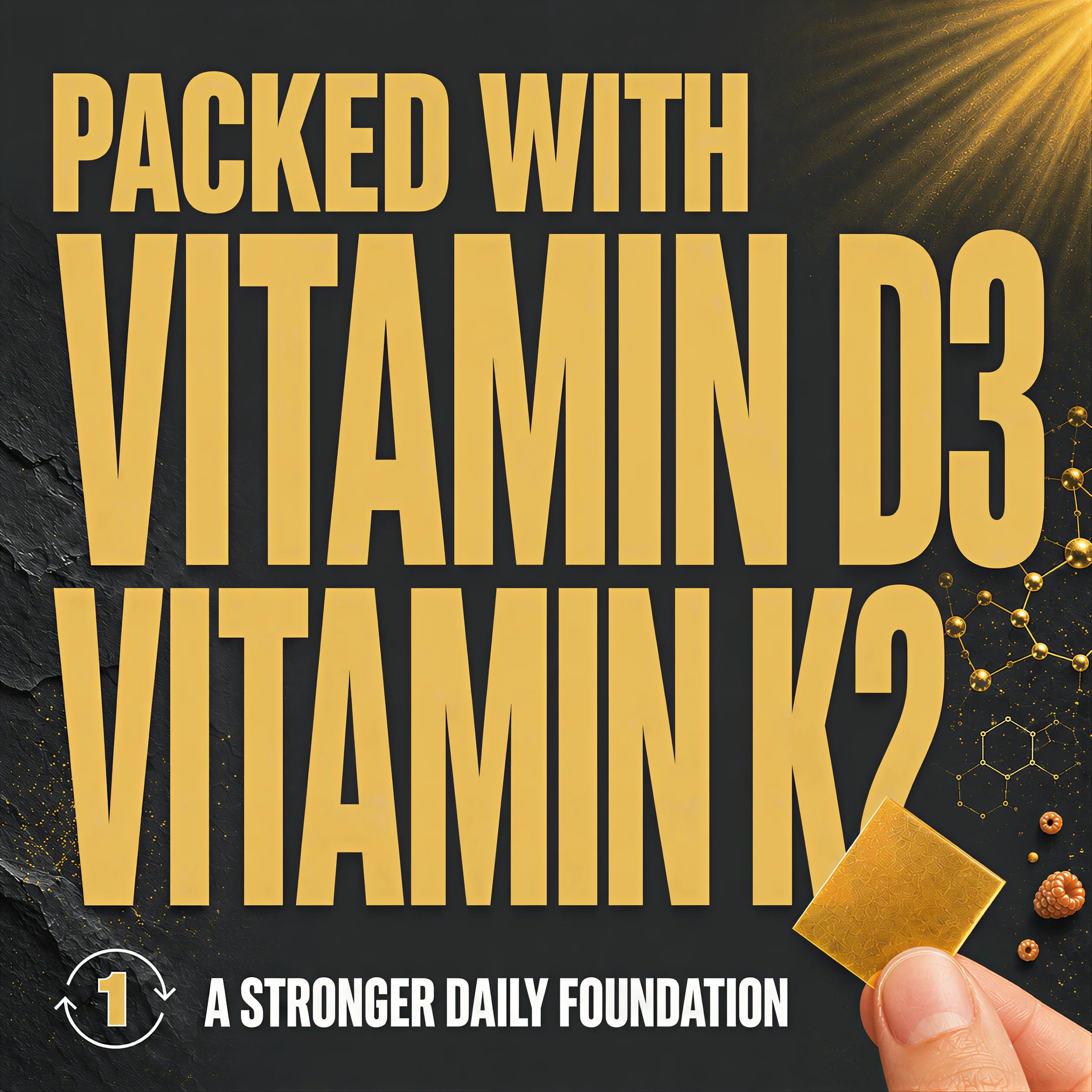 FUSE Solid packed with vitamin D3 and vitamin K2